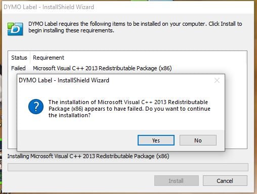 Microsoft Visual C 13 Redistributable Package X86 Install Fails Windows 10 Forums
