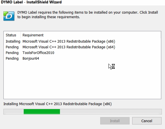 Microsoft Visual C++ 2013 Redistributable Package (x86) install fails-installing.jpg