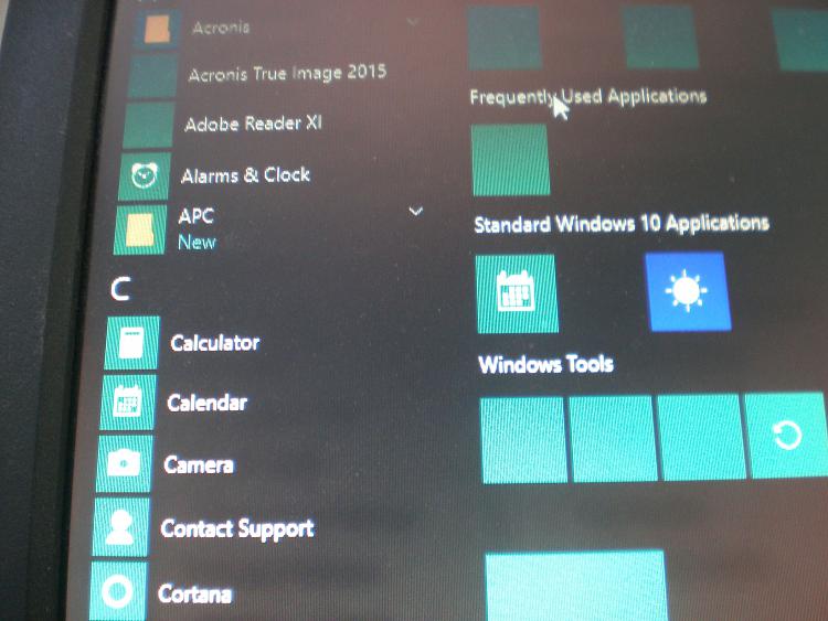 User-installed Application Icons on Start Menu went away.-p8190028.jpg