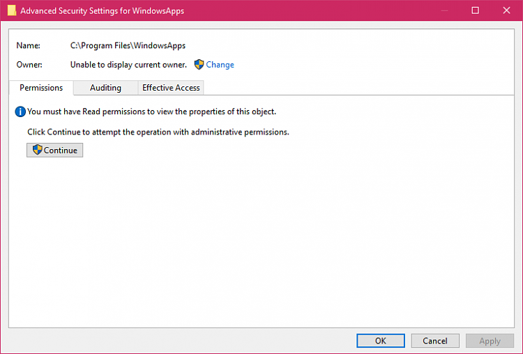 Windows Store sometimes crashes while trying to open it-windowsapps-folder-permissions-4.png