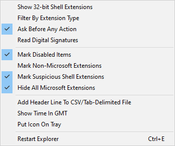 Windows Store sometimes crashes while trying to open it-shellexview-options-menu.png
