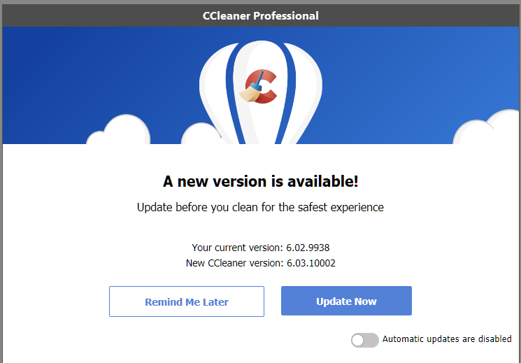 Latest CCleaner Version Released-newupdate.png