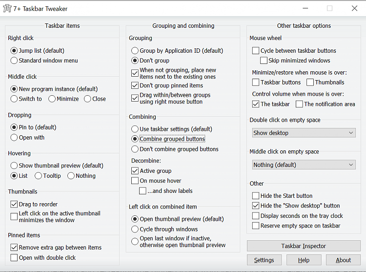 Windows 10 Pro - Duplicate Pinned Taskbar Icons-7tt-main-settings.png