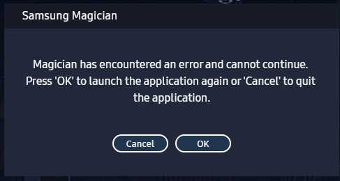 Samsung Magician Won't Load after install-2023-03-23-13_30_35-.png
