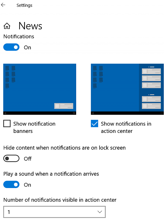 Microsoft News app desktop notifications-news.png