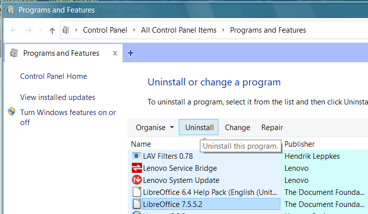 How to get rid of Libre Office from my PC-untitled.png