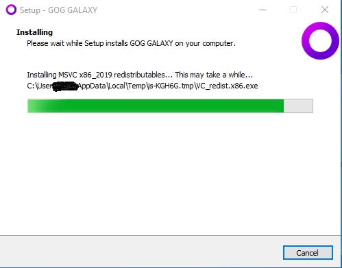 Can't install Visual C++ 2005 redistributable-gog-galaxy-stuck.png