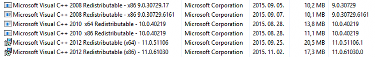 Multiple Visual C++ Redistributable entries in Programs and Features-vcc.png