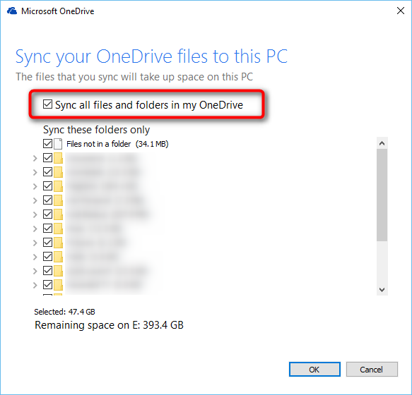 How do I utilize OneDrive for freeing up storage space?-2015_11_06_10_36_393.png