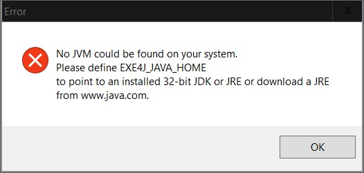 Java instal  Any expert to help resolving &quot;No JVM could be found&quot;-no-jvm.png