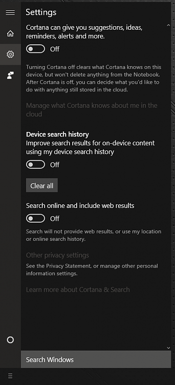 reinstall cortana