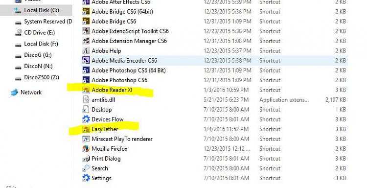 Missing icons in some apps - Windows 10 Forums