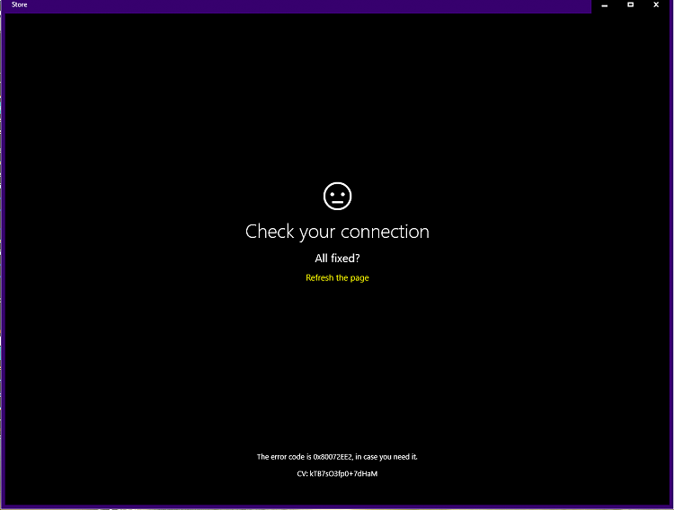 Windows store black screen-store.png