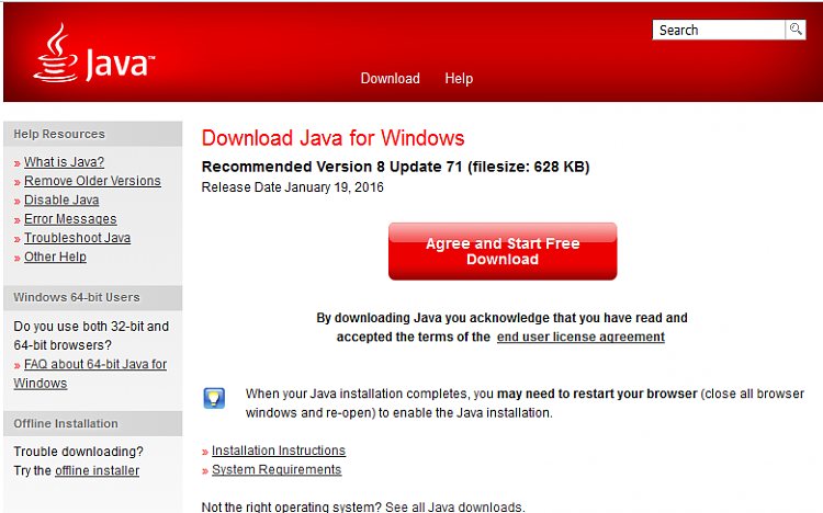 Latest version of Java-screenshot-334-.png