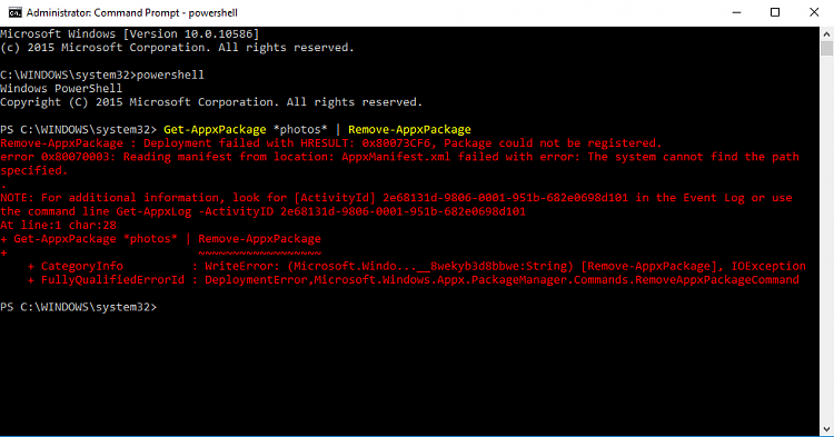 Microsoft Photos Not Working At All-powershell.png