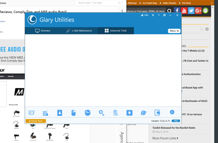 Application doesn't work with virtual desktops in Windows 10.-glaryscreenshot1.png