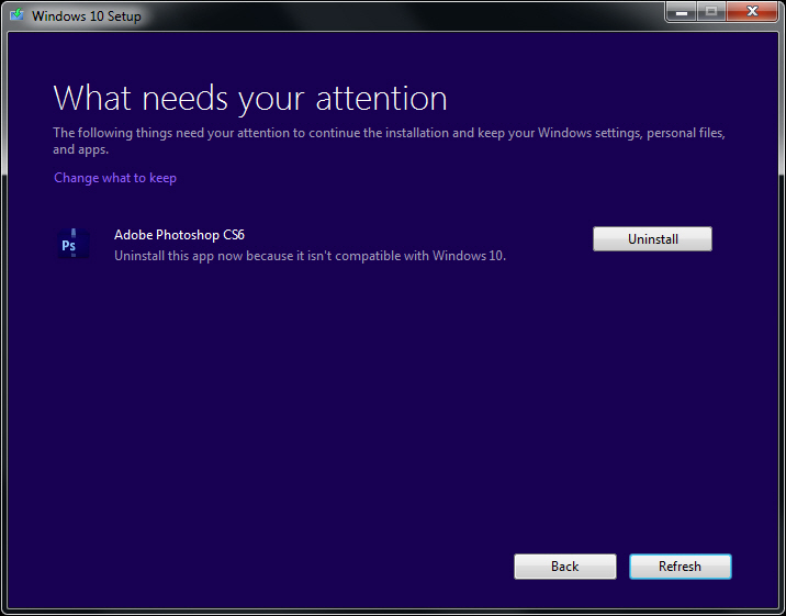 Upgrade From W7 To W10 Photoshop Cs6 Incompatible Windows 10 Forums