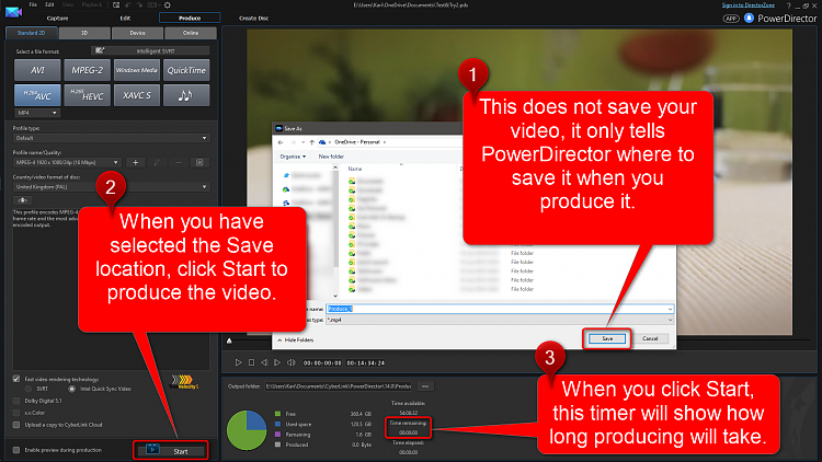 How Can I Save Videos From Cyberlink S Powerdirector 12 Windows 10 Forums