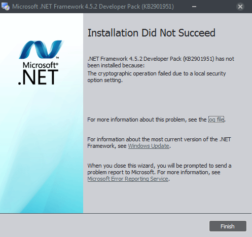 .Net Framework 4.5.2 Developer Pack fails to install-capture.png