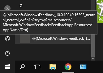 Weird Microsoft Windows Feedback icon in start menu-error-43453.jpg