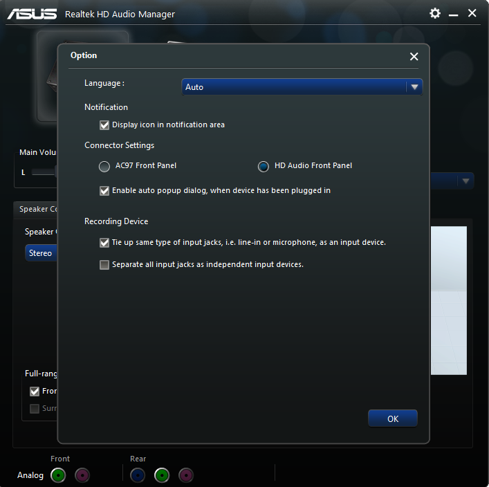 No Playback Device Option in Realtek HD Audio Manager-image.png