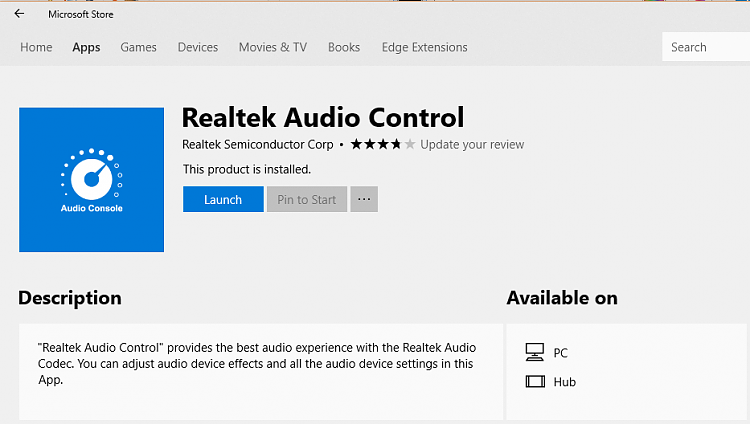 Latest Realtek HD Audio Driver Version-store.png