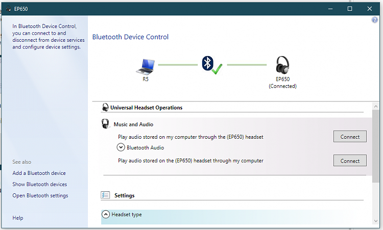 Bluetooth headset doesn't get detected as audio device ...