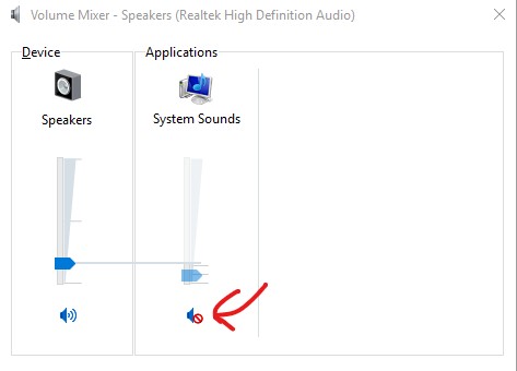 Windows 10 Not Playing System Sounds. All Other Sounds Are Okay.-sound-muted.jpg