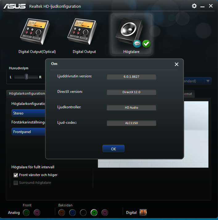 Драйвер звука 32. ASUS High Definition Audio. ASUS High Definition Audio для Windows 10. High Definition Audio Driver Windows 10.