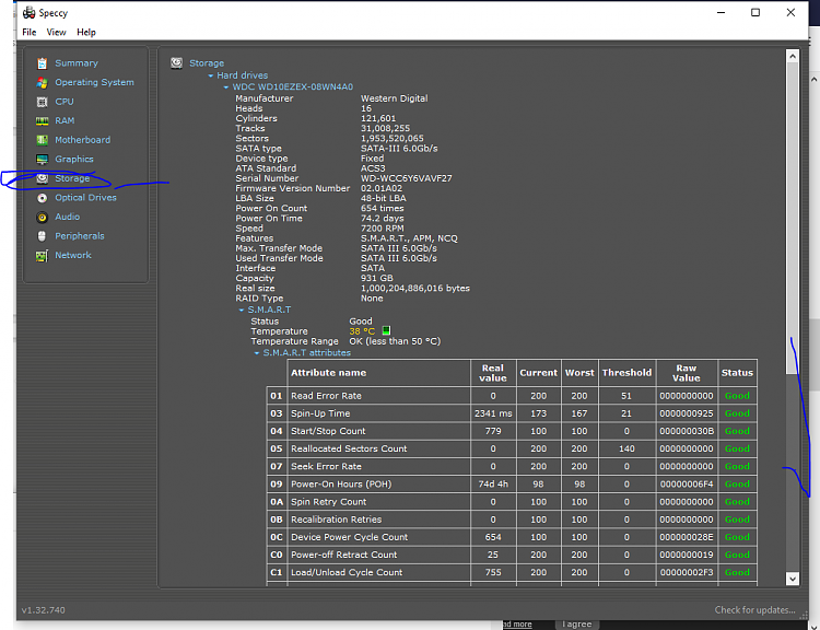 Sound Properties under Realtek Drivers Missing Enhancement Tab-storage.png