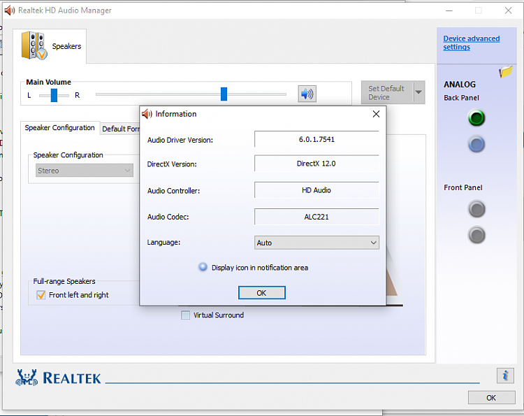 realtek hd audio driver realtek hd audio driver