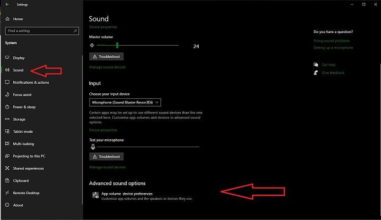 how to reset your audio settings windows 10