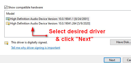 Install the generic Realtek drivers, but Windows is replacing them-selec.jpg