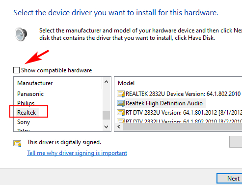 Install the generic Realtek drivers, but Windows is replacing them-rea.jpg