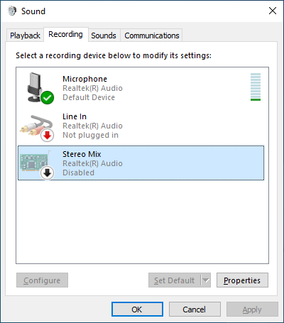 Determine the HDA Realtek driver needed for your Audio-soundscontrolpanel-stereomix-off.png