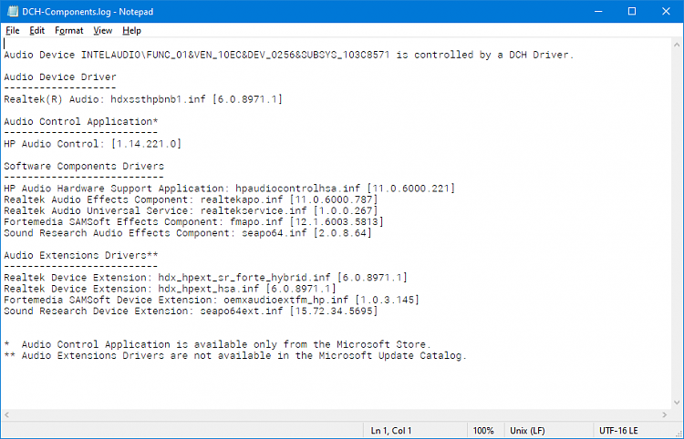 Determine the DCH (UAD) Realtek driver needed for your Audio-dch-components_log.png