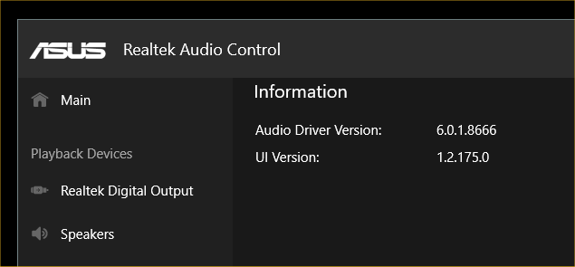 Equalizer not working in Asus Realtek Audio - Page - Windows 10