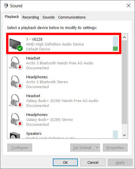 skuffe Bekendtgørelse Er deprimeret No sound from TV with HDMI cable - Windows 10 Forums