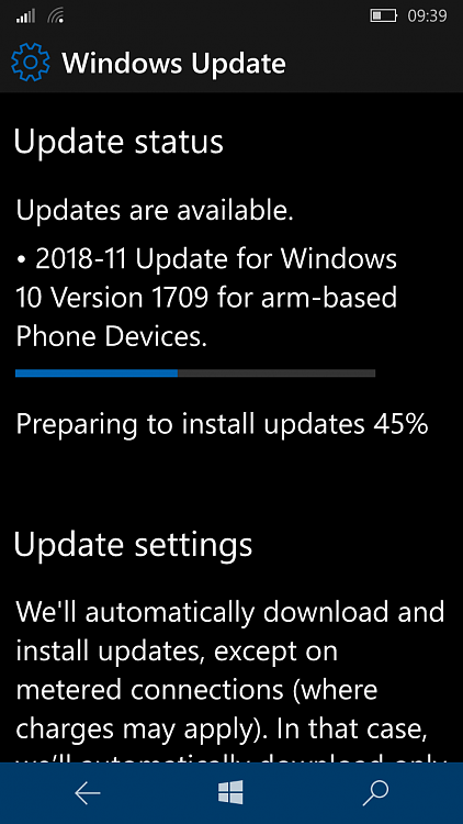 KB4469220 update Windows 10 Mobile v1709 Build 15254.541 - November 13-wp_ss_20181114_0001.png