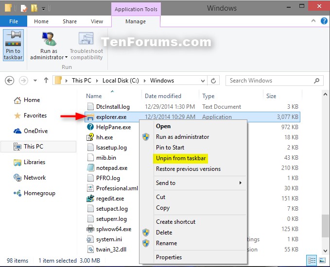 'Pin to taskbar' and 'Unpin from taskbar' Apps in Windows 10-unpin_file_explorer_context_menu.jpg