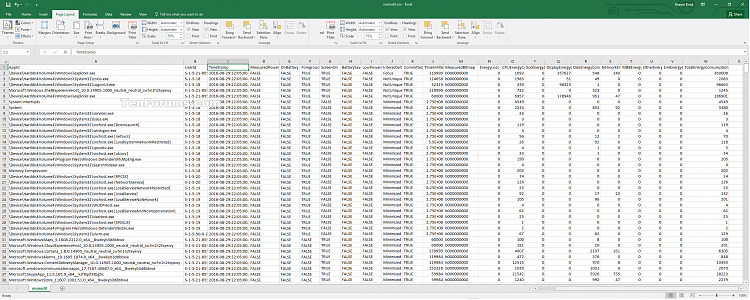 Generate Battery Energy Estimation Report in Windows 10-srumutil.csv.png