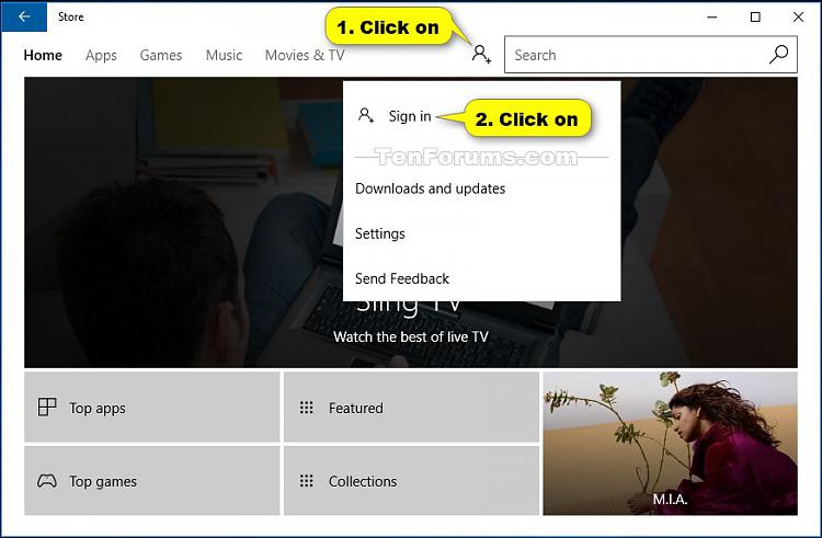 How to Sign in or Sign out of Microsoft Store app in Windows 10-store_sign_in-1.jpg