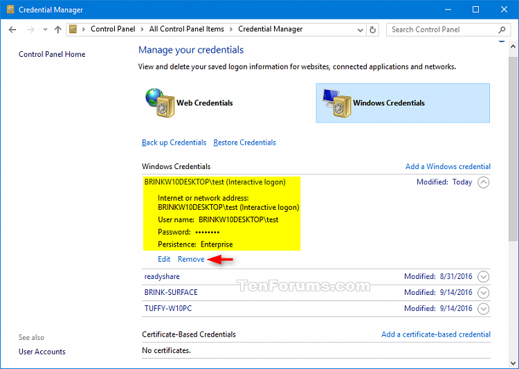 Run as different user in Windows 10-credential_manager.png