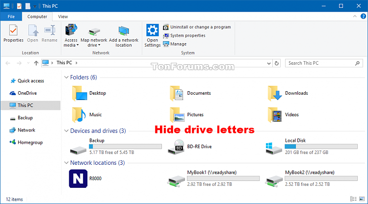 Show Drive Letters Before or After Name in Windows 10-drive_letters_example-4.png