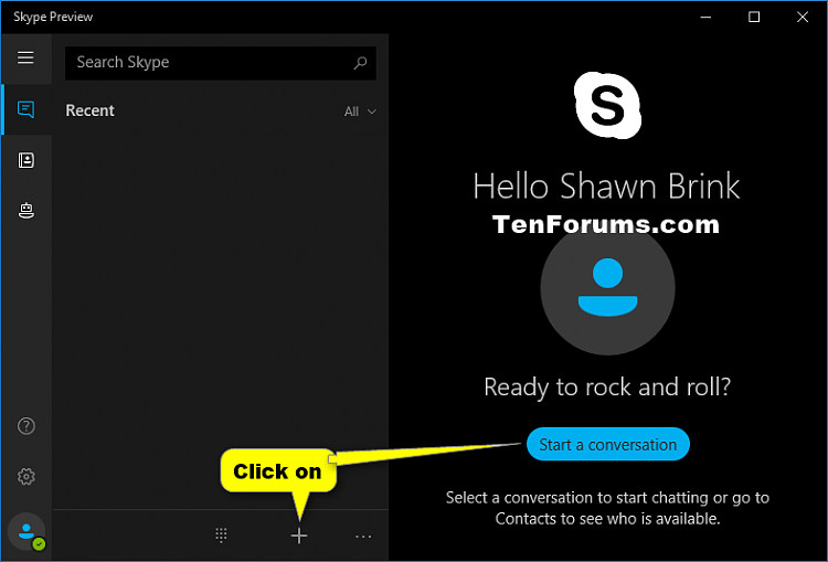 Send SMS Text Messages from Skype app on Windows 10 PC-w10_skype_send_sms-1.png