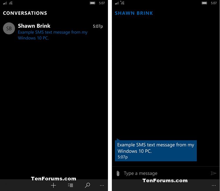 Send SMS Text Messages from Skype app on Windows 10 PC-w10_phone_sms_text_message.jpg