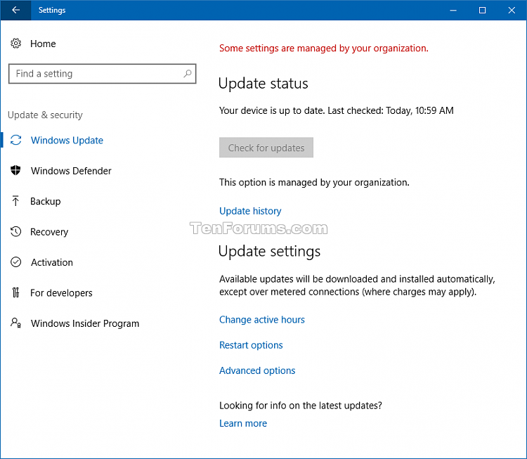 Enable or Disable Check for Windows Updates in Windows 10-check_for_updates_disabled.png