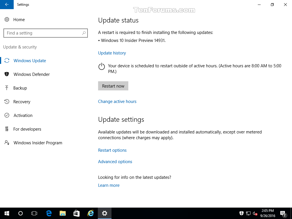 Check for and Install Windows Update in Windows 14  Tutorials