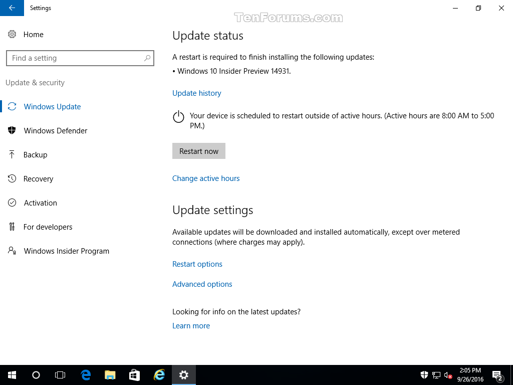 Check for and Install Windows Update in Windows 14 Tutorials Check for and Install Windows Update in Windows 14 Tutorials