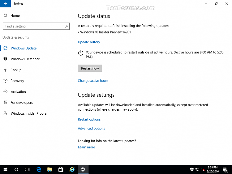 how to check windows 10 progress